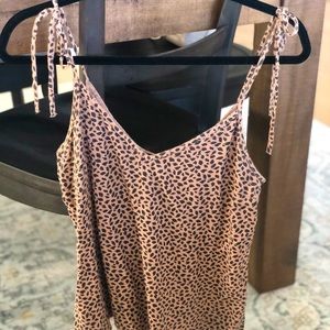 Abercrombie tank top with tie straps